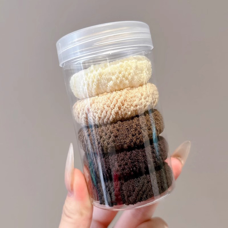 Toalla coreana anillo de cabello de mujer alta elástica correa de correa durable cabello de cabello de adultos de cola de caballo alta cabello de cabello de cabello