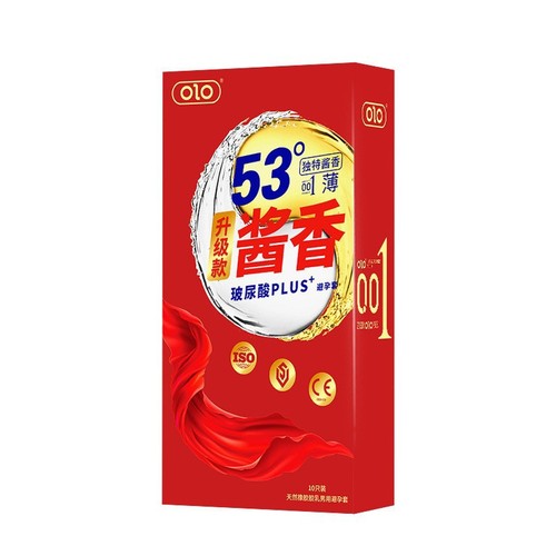 OLO Condom 0.01 Ultra Thin Naked Hyaluronic Acid Safe Condom Female Instant Orgasm Lasting Delay Wolf Tooth byt Condom