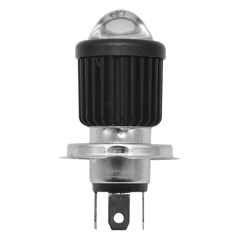 Faro motocicleta coche eléctrico triciclo Super brillante LED gran bombilla doble garra pies altos y bajos lejos y cerca de la luz Super brillante proyector