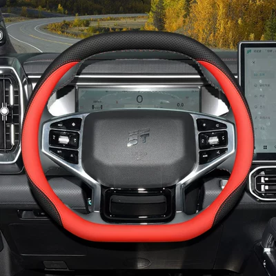 Wheel Cover X70X70Plusx70Prox90Shanhai – Steering wheel cover - jietu-double-d-type-special-black-and-red-default