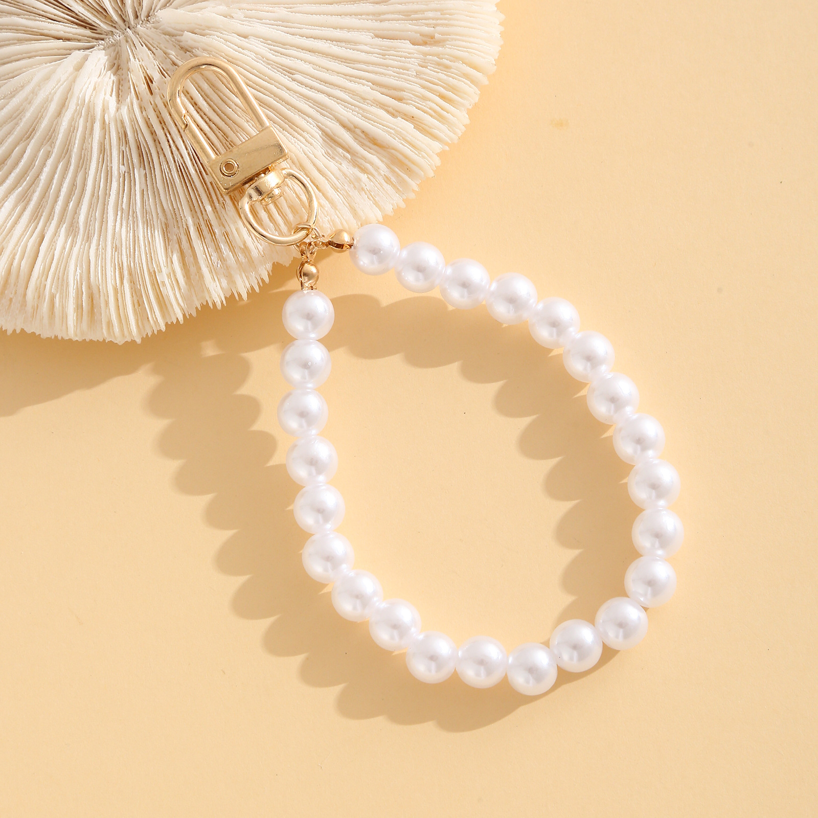 Handmade Pearl Chain Phone Case And Keychain Charm Decoration_voghion.com