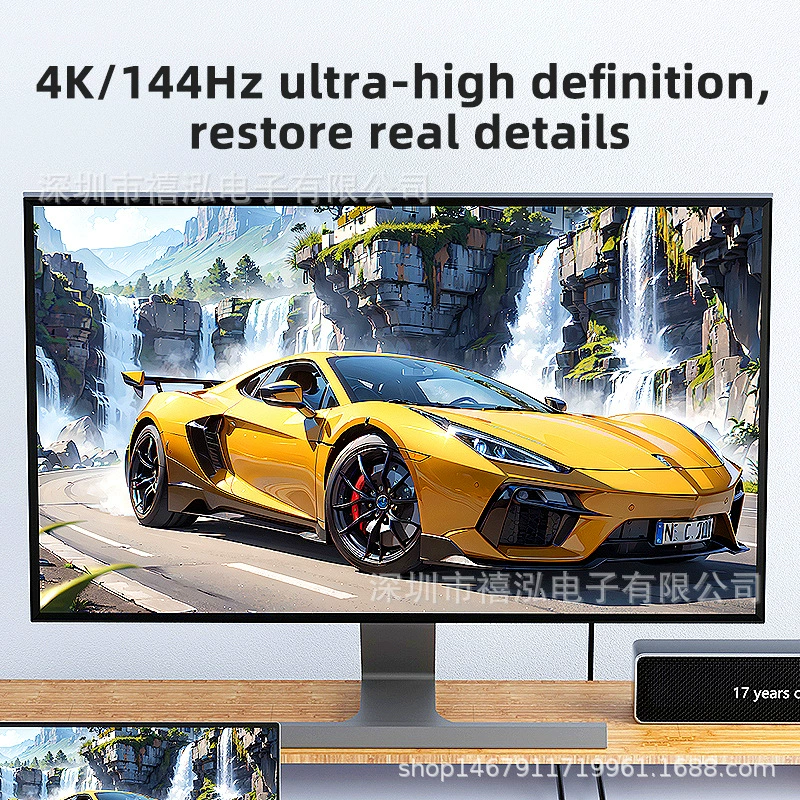DP to HDMI docking station splitter docking station one-to-two converter multi-screen display split-screen 2-screen extender