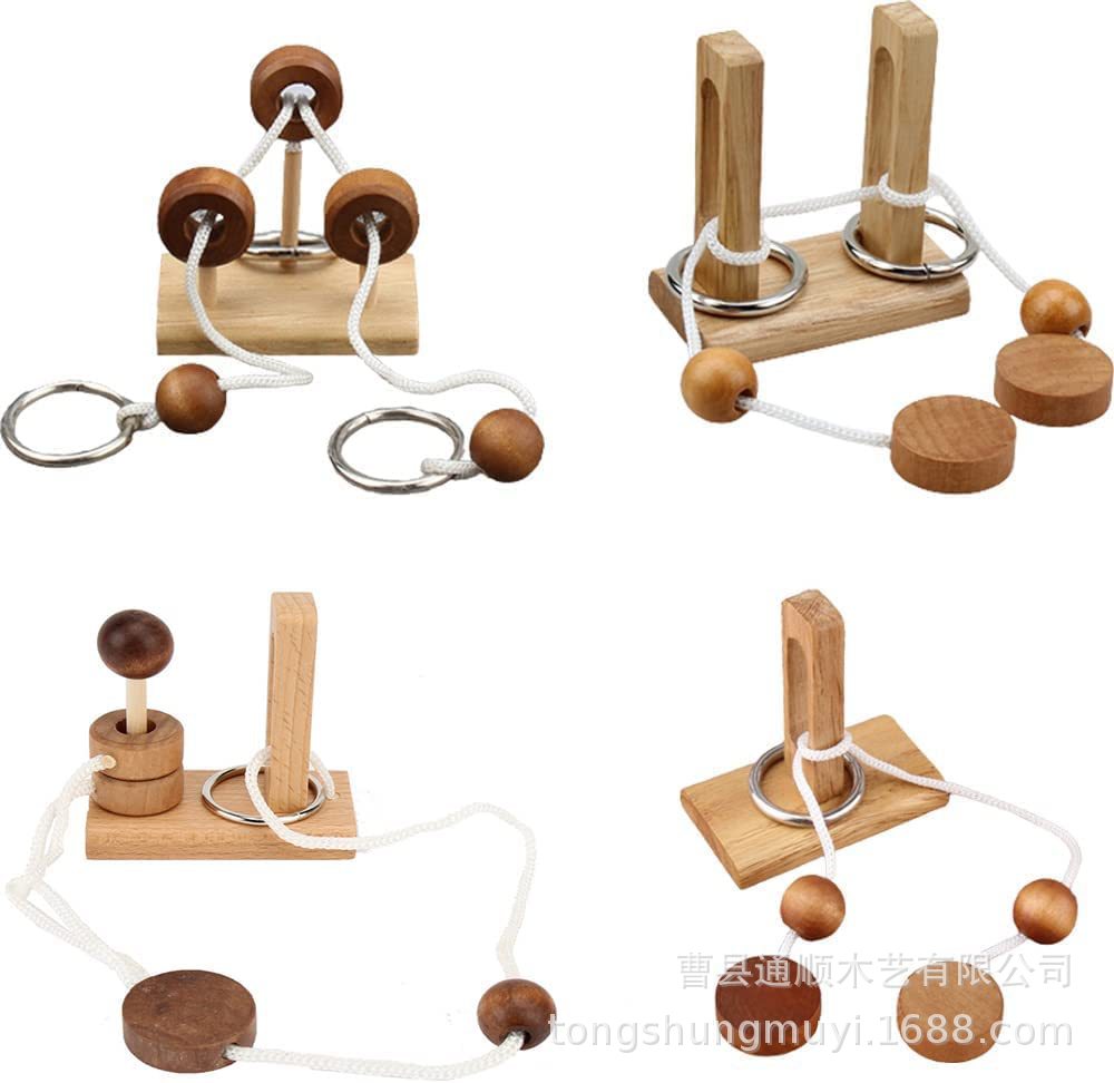 Wooden brainteaser