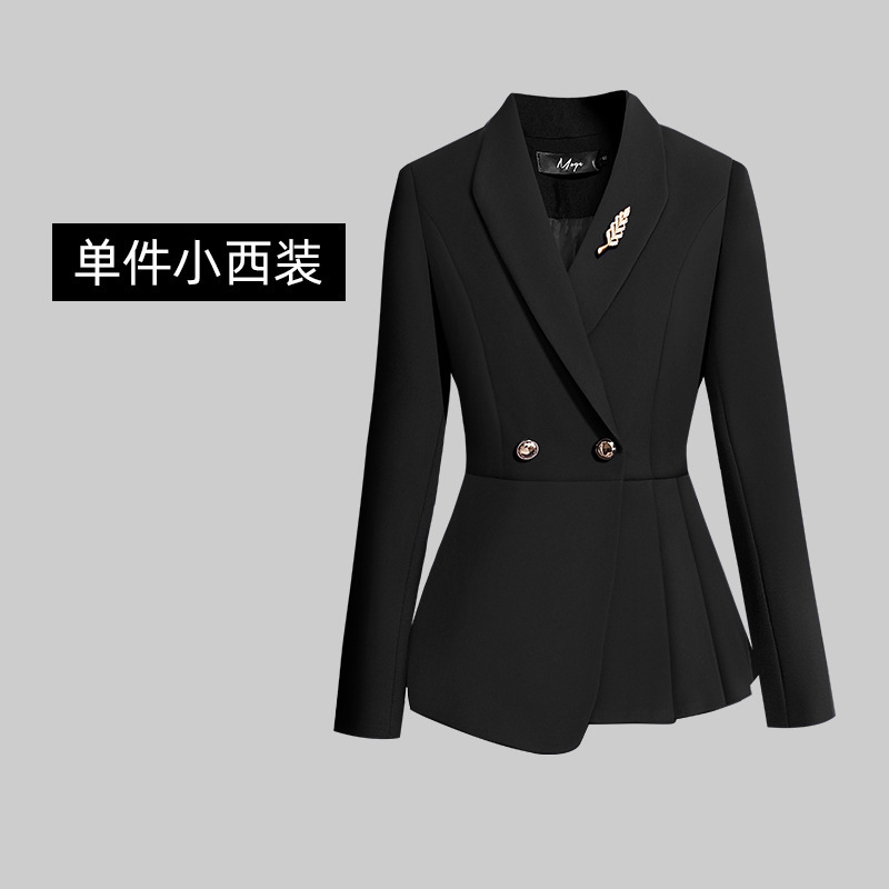 职业西装套装女春秋干练气质小西服高端售楼部工装物业客服工作服|undefined