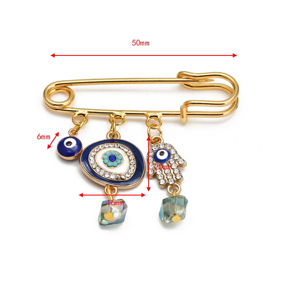 Simple Style Eye Alloy Plating Women's Brooches display picture 33