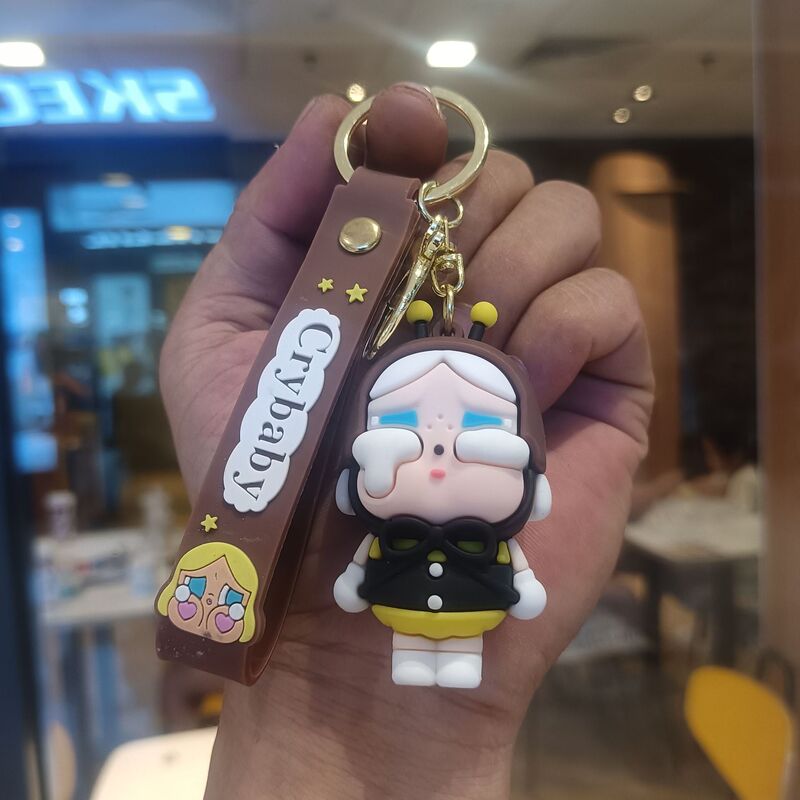 卡通哭娃钥匙扣眼泪娃娃公仔汽车钥匙链潮流情侣包包挂件礼品批发|undefined