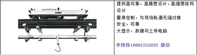 Single track Hanging scale apply Meat cutting workshop Hanging Overload 0.5t1t Specifications Optional