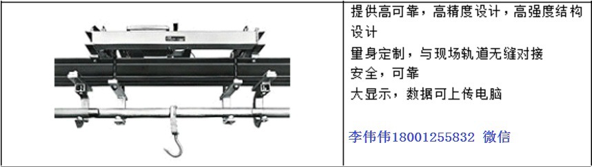 單軌吊秤適用于肉食切割車間用吊挂式稱重載重0.5t1t規格可選