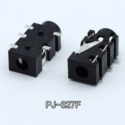耳机插座贴片厂家供应PJ327F带开关耐温pj-327f品质保证