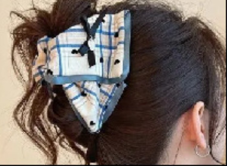 Large Bow Hair Clips Shark Clips Hair Accessories for Women 2026 Back of Head Clips Hair Ornaments Autumn Fresh Sweet Style