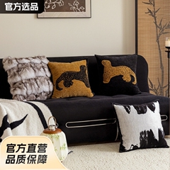 中古風の軽い豪華なソファーは枕カバーの新しい中国式の近代的で簡単なサンプルの板の間で飾ります。