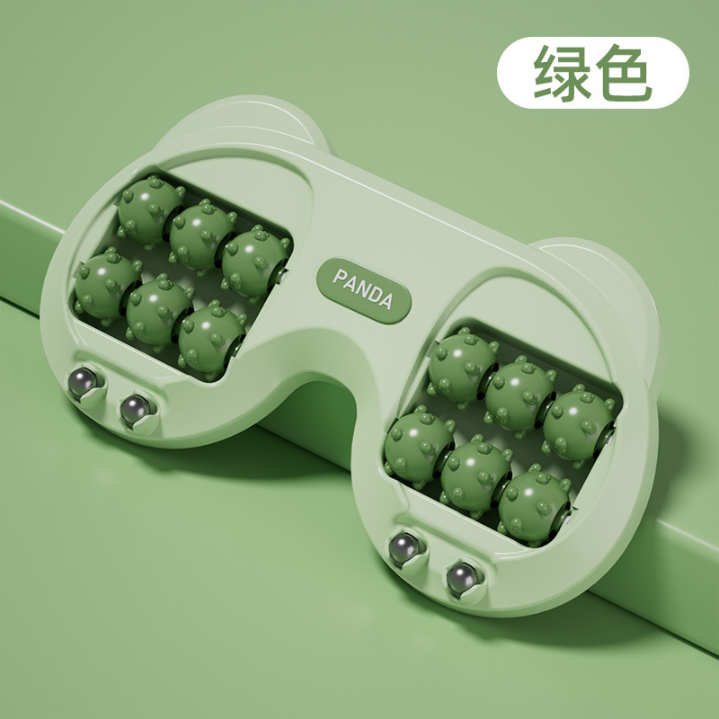 足部脚部足疗养生家用脚底筋膜球腿部穴位磁石四排滚轮足底按摩器|undefined