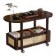 Movable Coffee Table, Light Luxury and High-End Living Room, Small Apartment, Small Tea Table, Storage Rack, Sofa Side Table, Side Cabinet