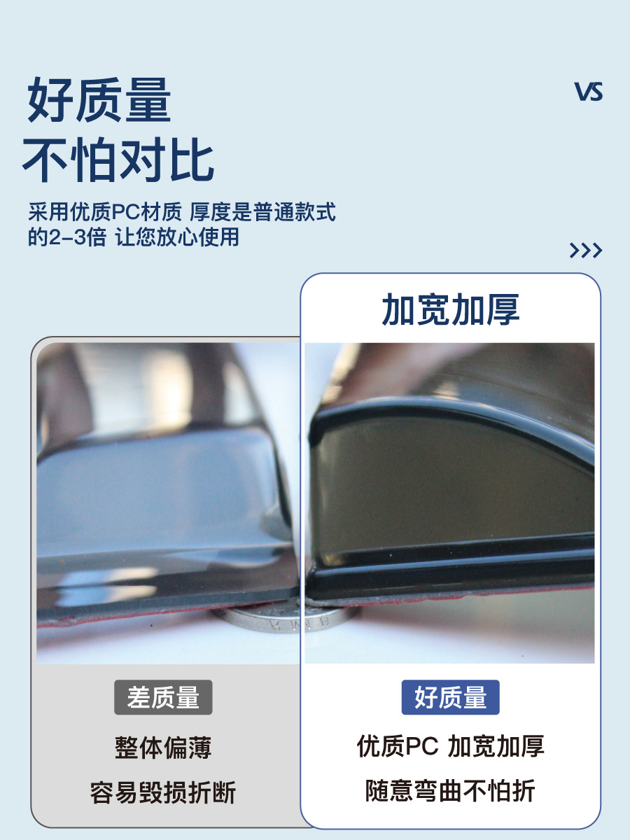 Byd Qin Plus Qin L Car Door Rain Eyebrow Dmi Rain Shield Ev Glory Version Rain and Shine Car Window Supplies Modification Parts