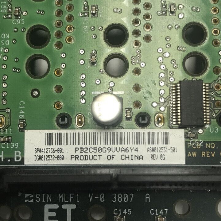 Hp 380/385/350g5 Server 412736-001 012531-001 2.5inch Hard Drive Backplane