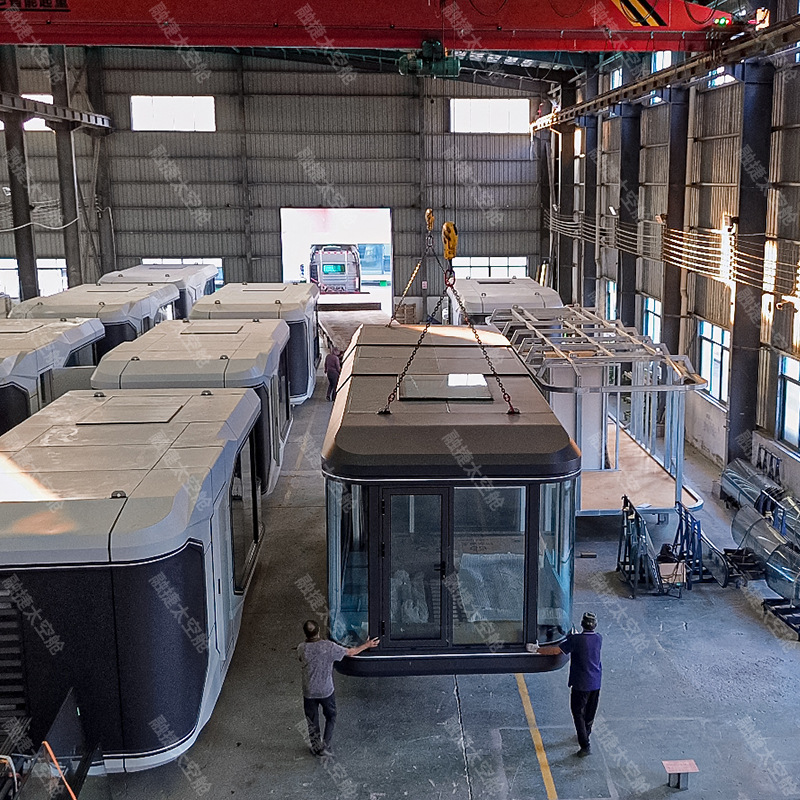 Rongjie Red Net Space Capsule Mobile Room B & B Capsule house Scenic Hotel Starry Sky Room Ventas directas de fábrica