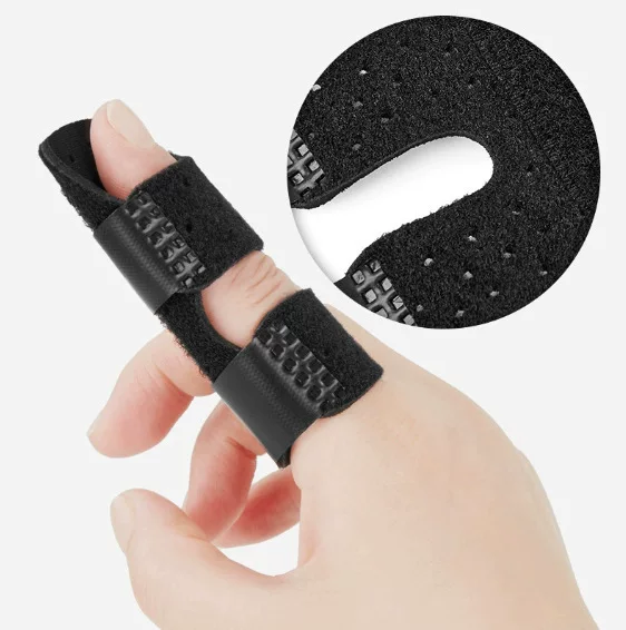 Hand Finger Splint Immobilizer, Compression Bending Finger Protector, Dislocation and Sprain Stabilizing Support, Finger Correction Device