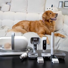 アマゾンの爆発的なペットは猫を吸って毛を取り除きます。家庭用無線掃除機は毛を吸います。