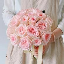 高级自己花婚礼花束收到手材感厂家直销速递直销厂家市材花和捧花