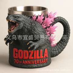 国境を越えた新しいゴジラ70周年記念3Dマグ ゴジラ70周年記念3Dマグ