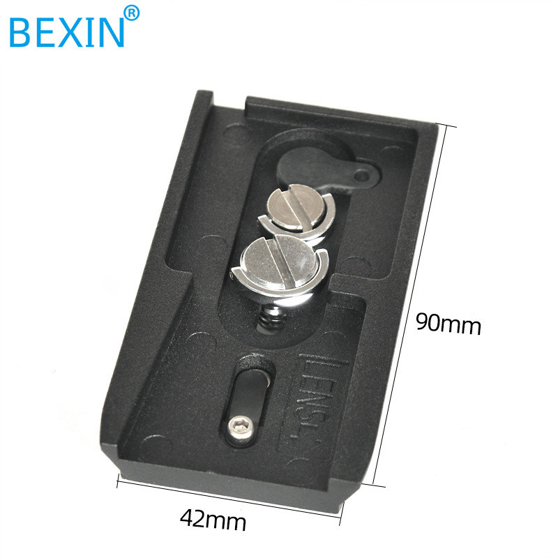 90mm 120mm 501PL alargado Placa de liberación rápida compatible con manfutu Bino plataforma hidráulica placa P200 Placa de liberación rápida