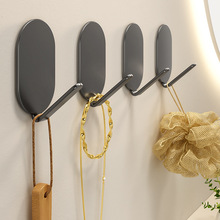 免打孔卫生间置物架挂钩浴室洗脸盆收纳架厨房卫生间用品衣物神器