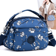 批发外贸秋季新款印花尼龙布女包韩版轻便单肩包休闲手提斜挎小包