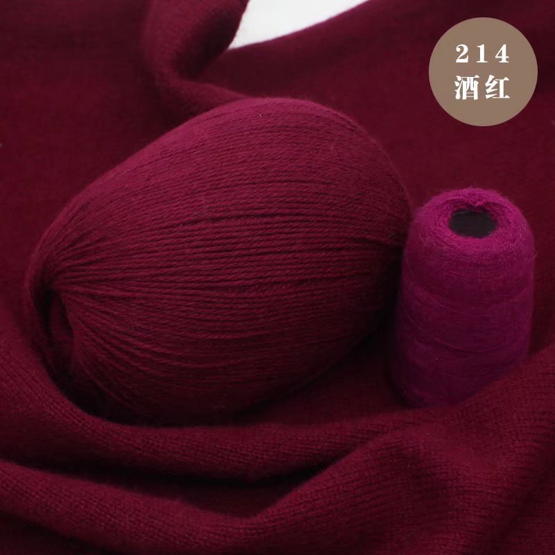 Hilo de Cachemira tejido a mano al por mayor bebé anti-pilling conejo lana medio grueso lana DIY lana tejida bufanda suéter