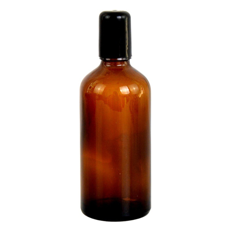 Botella de bola de rodillo marrón 30ml botella de líquido cosmético sub-embalaje botella de muestra pequeña botella de vidrio de bola de aceite esencial a prueba de luz marrón