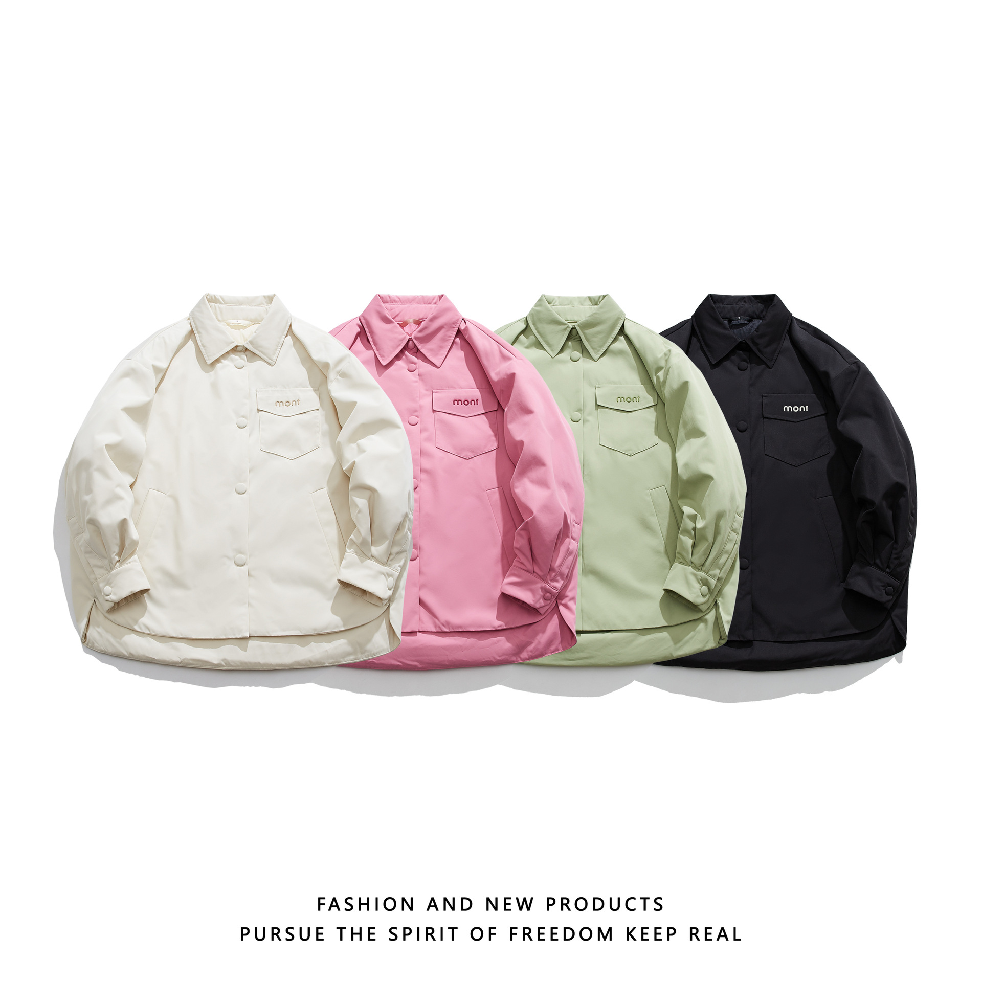 Duck Duck Same Style down Jacket for Women, New National Standard 90% Down, 2025 Winter New Shirt-Style High-End Coat for Women