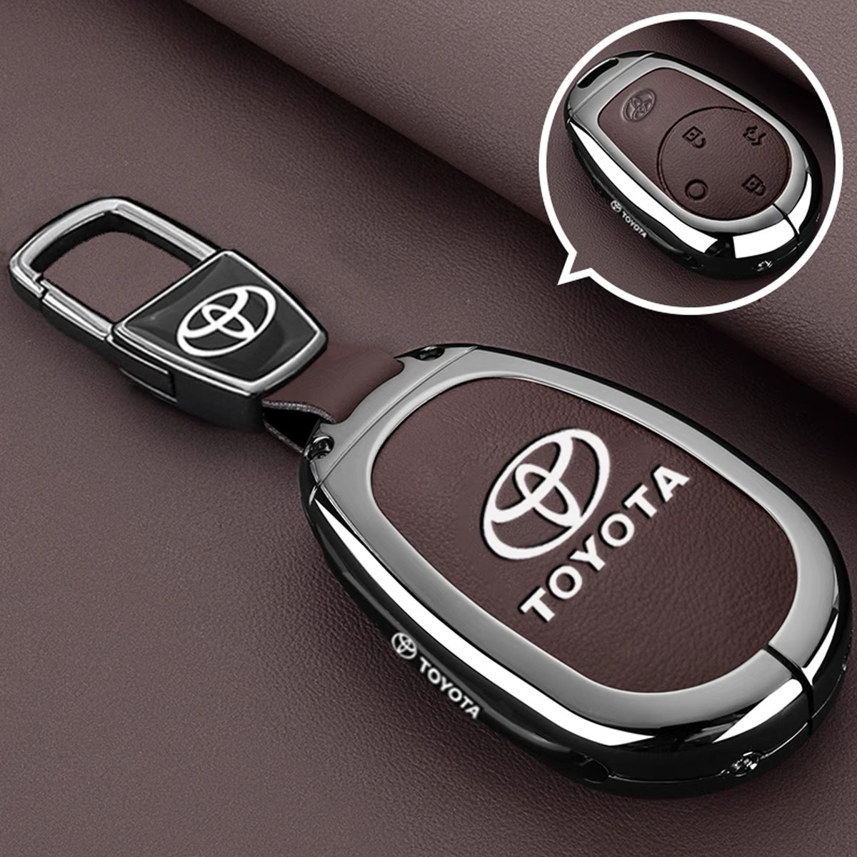 브라운 가죽(자동차 버클)