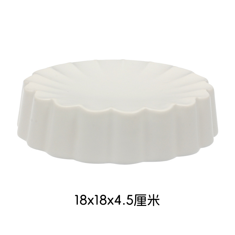 白磁クラフト、シンプルスタイル、高級感、創作花の賛歌、陶磁器食器セット、お手入れ簡単食器セット|undefined