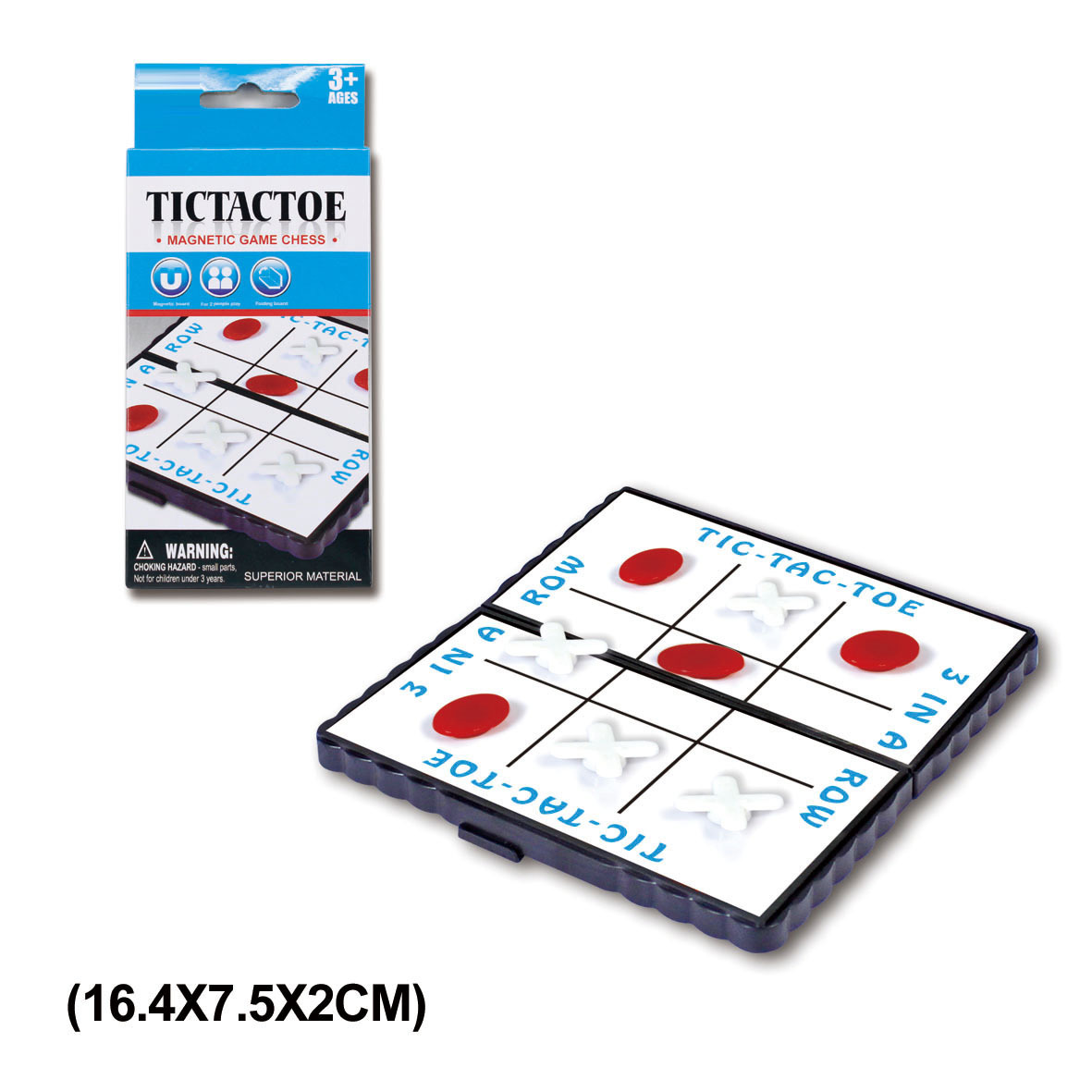 Магнитная коробочка цвета крестики-нолики