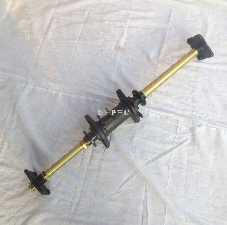Modified DIY Four-Wheel Go-Kart Parts Big Bull Atv Rear Axle Rear Drive Axle with Flange 81cm
