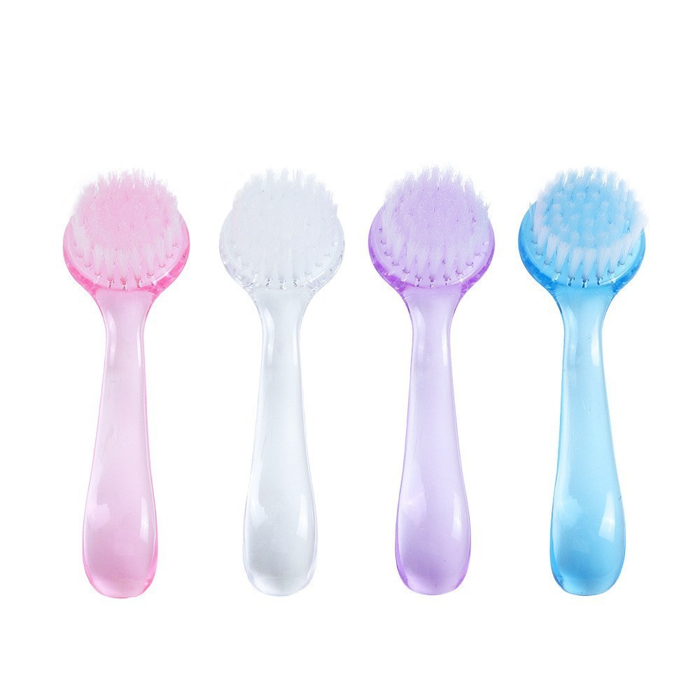 Brocha para Polvo de Manicura y Maquillaje de Nylon Suave para Limpieza de Uñas y Colorete