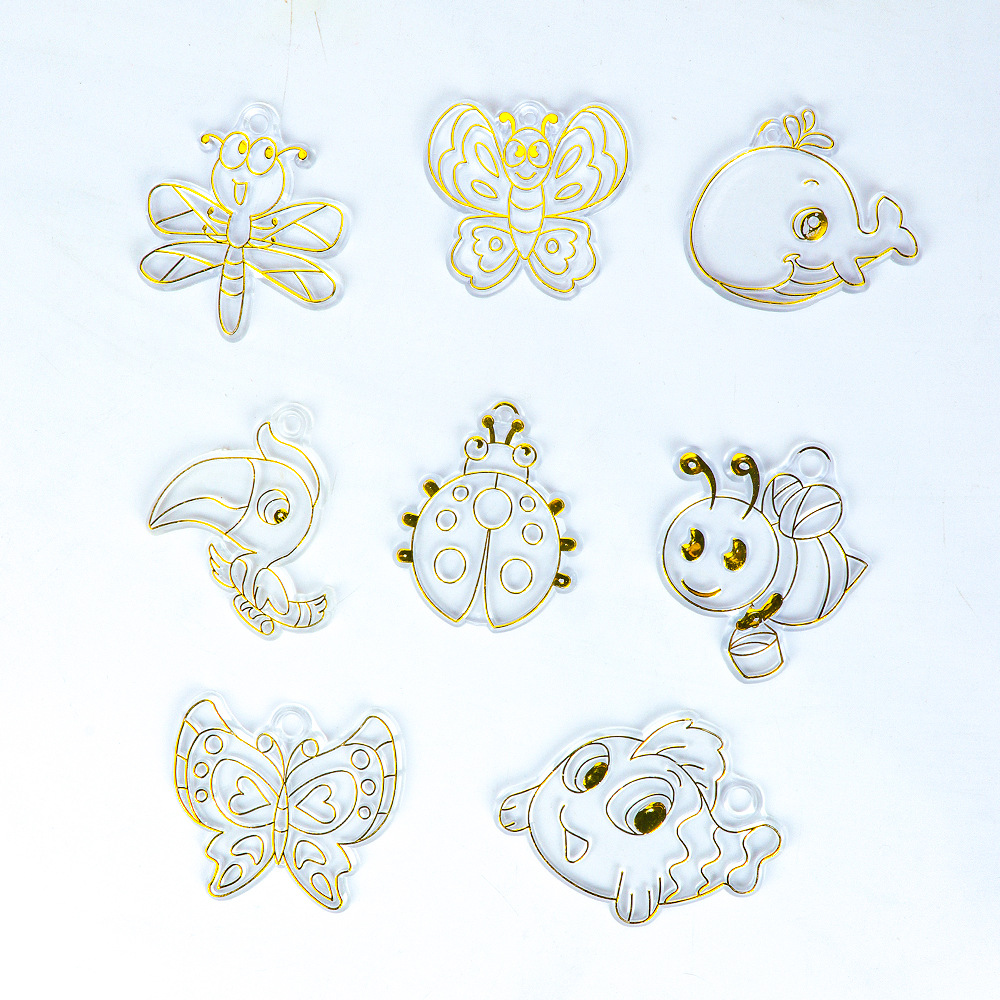 10ml 접착제 펜-6 색 (곤충 펜던트 4 보내기)