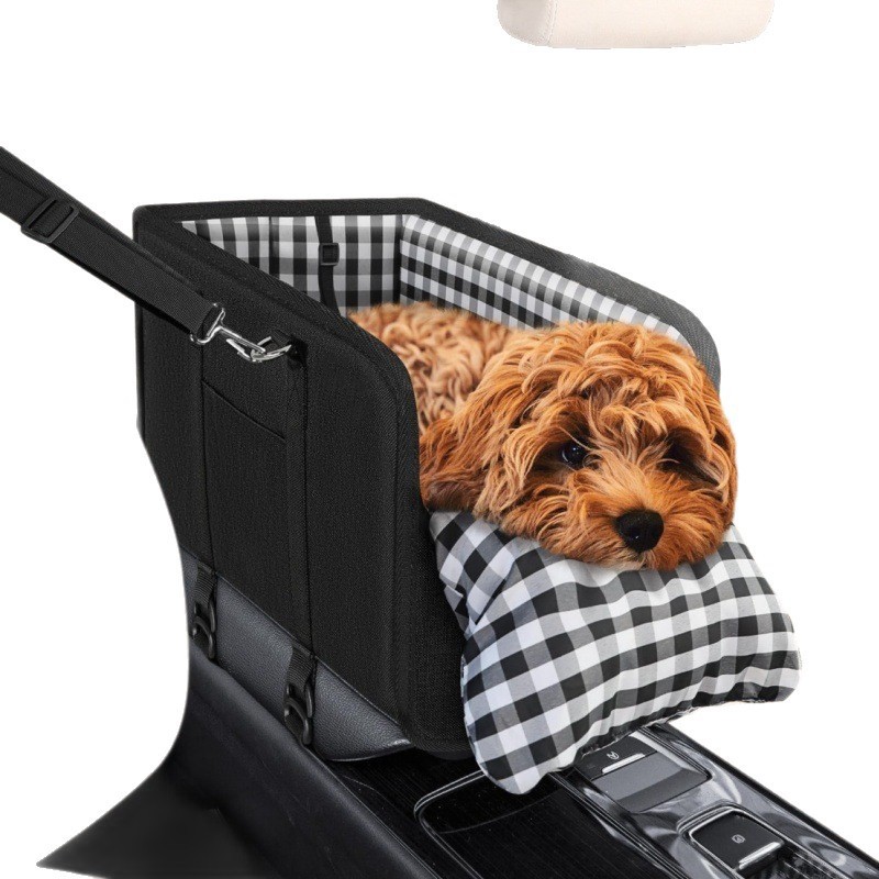 Consola de stock asiento de automóvil para perros reposabrazos portátiles para perros elevados asiento pequeño perro anti-plegable bolsa de mascotas