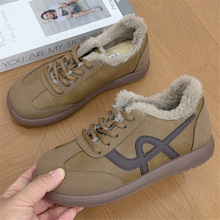 老北京布鞋女棉鞋冬季新款加绒加厚女德训棉鞋保暖厚底休闲棉鞋靴