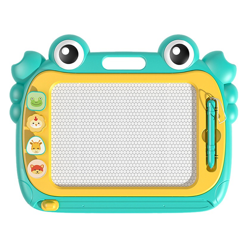 Tablero de dibujo para niños Tablero de dibujo magnético Tablero de graffiti de juguete para el hogar Tablero de escritura para bebés Marco de dibujo de color magnético caballete