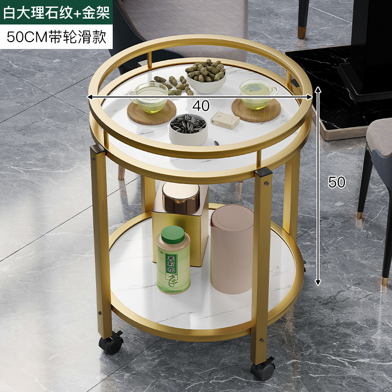 Mesa de Mahjong mesa lateral estante de té de doble capa redonda sala de ajedrez dedicado Cenicero mesa de té Mahjong mesa lateral pequeña mesa de té