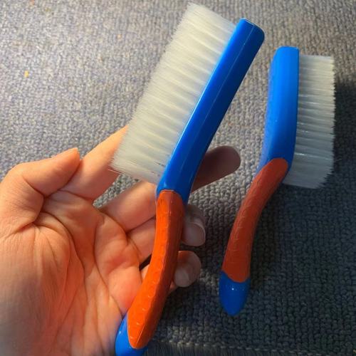 Factory Wholesale High-Quality Silicone Handle Nano Brush Imported Fiber Cleaning Colorful Craftsmanship Polishing Brush Craftsmanship Brush