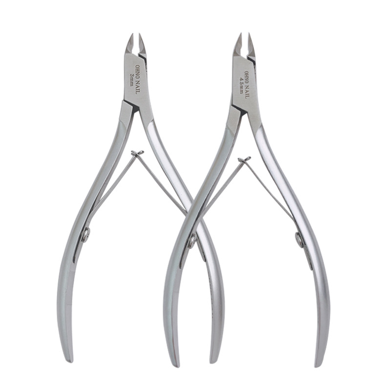 Pequeño cuchillo de 4.5mm tijeras de manicuras profesionales de piel muerta 10 cuchillo de 12 cuchillo afilado tijeras de manicuras rusas de piel muerta