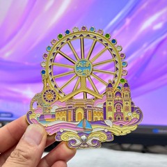 天津之眼金属冰箱贴天津城市旅游文创景区博物馆纪念品冰箱贴现货
