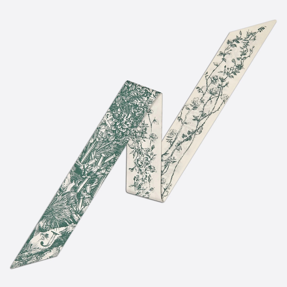 20g Weight Silk Scarf Classification Daily Occasion Silk Material Letter Pattern All Seasons Season Women'S Gender Printing Design Fashion Style Women's Fashion Letter Silk Printing Silk Scarves 14