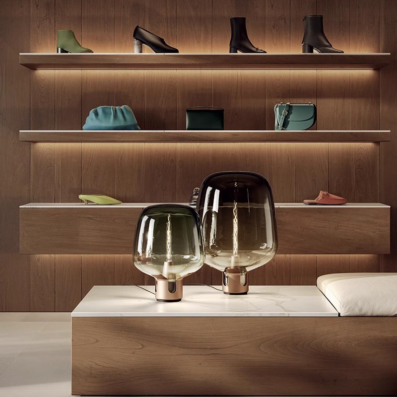 Title 3, Glas-Lampe für Studio, Wohnzimmer, Schlafzimmer...