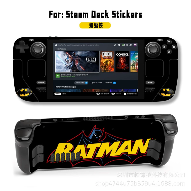 Подходит для наклейки Steam Deck, наклейка на Steam Deck Patch, Steam Panda, вручную, персональный пиксель