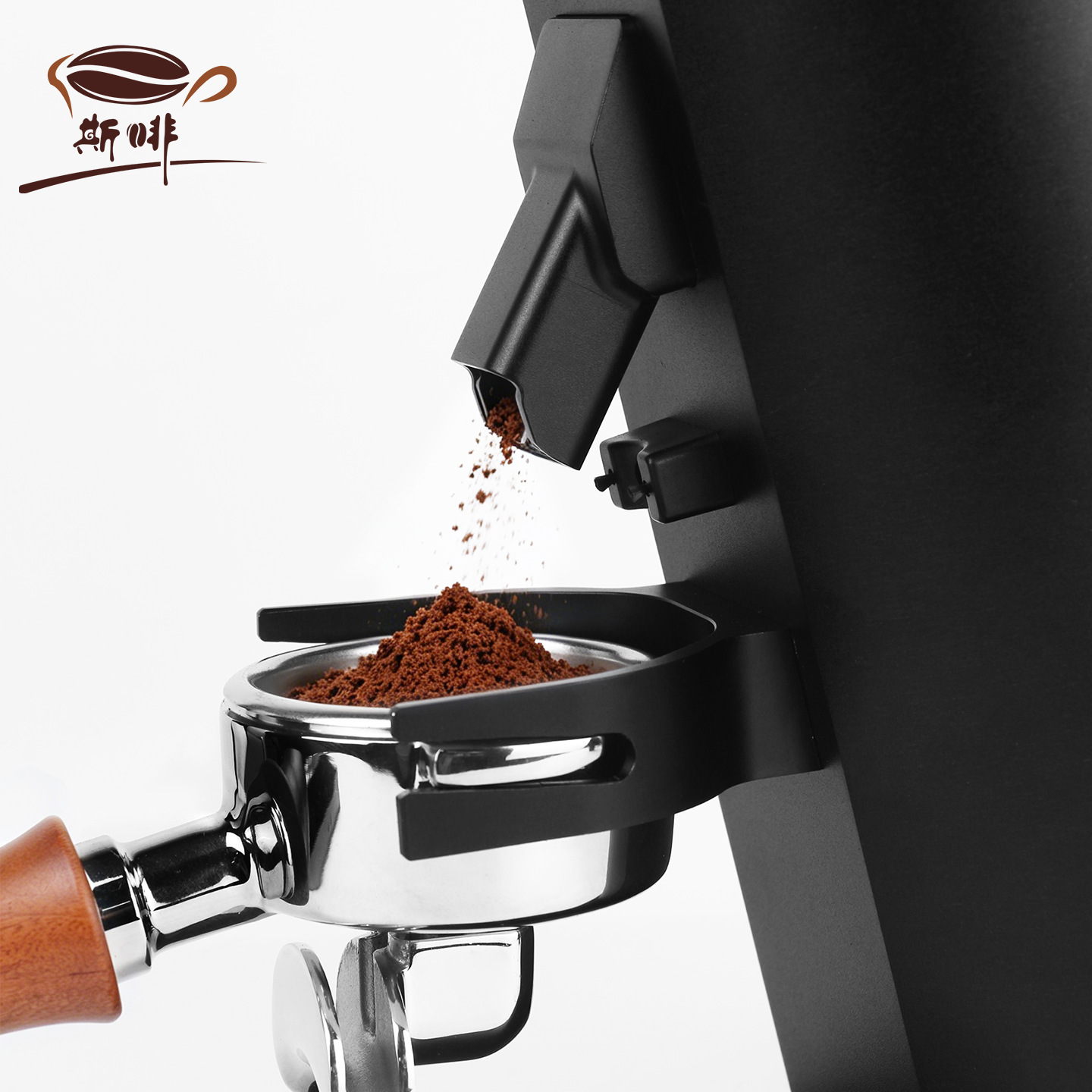 Molinillo de granos eléctrico de café a mano Sphini 80mm de una sola dosis de una sola porción de plasma ajustable de velocidad de rotación