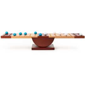 迷你围棋套装双面新榧木小棋盘和中号小枣木棋罐B型云子