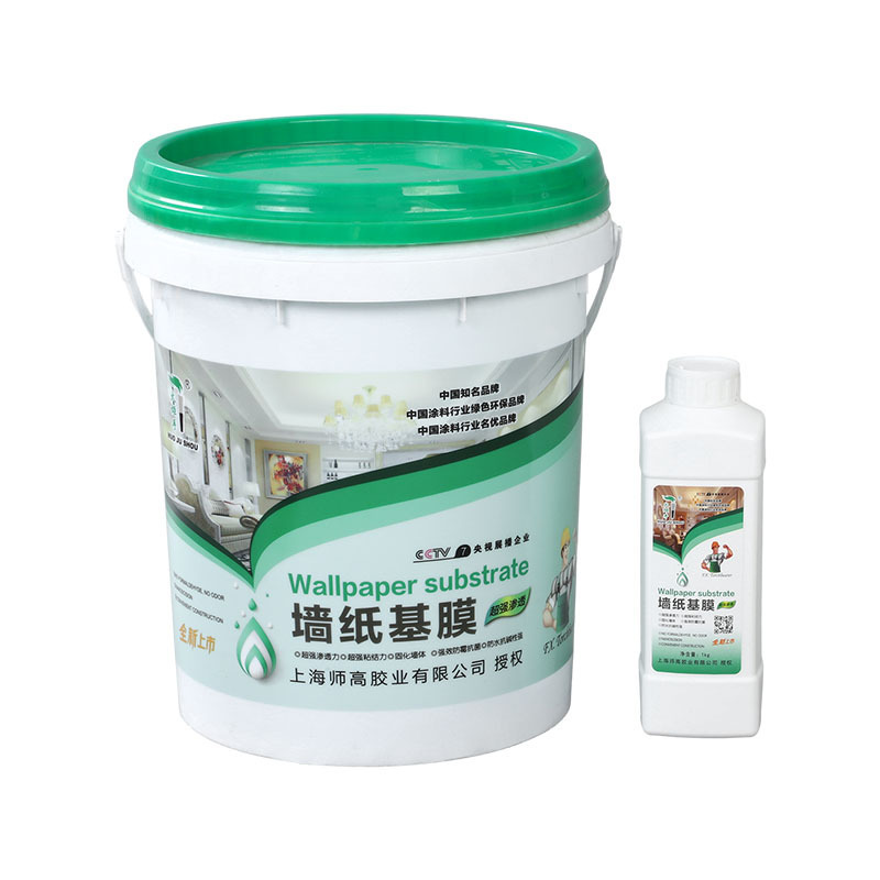 水性基膜糯米膠壁紙壁布用壁面防潮防水防塵防剥落環境保護子供部屋にも使用可能|undefined