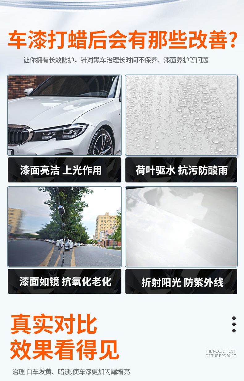 Shikai Xc Car Wax White Car Special Car Wax Waxing Maintenance Glazing Car Maintenance Scratch Paint Polishing